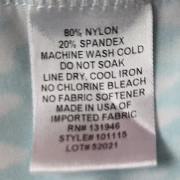 NWOT Jude Connally Turquoise/White Sleeveless Patterned Dress Size S - Picture 11 of 11